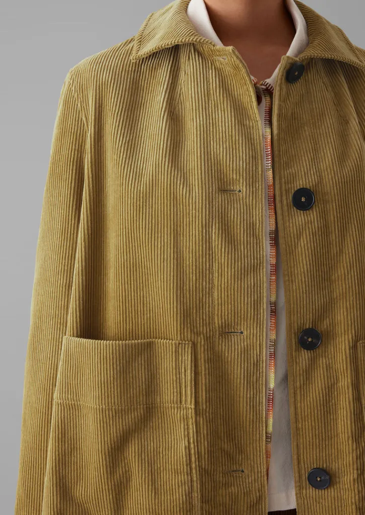 TOAST Patch Pocket Organic Cord Jacket-Women Cord|Workwear