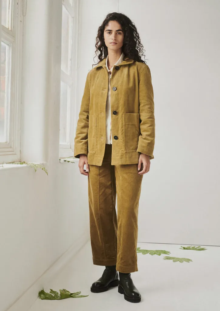 TOAST Patch Pocket Organic Cord Jacket-Women Cord|Workwear