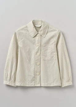TOAST Patch Pocket Stripe Organic Cotton Shirt-Women Shirts|Tops & Tees