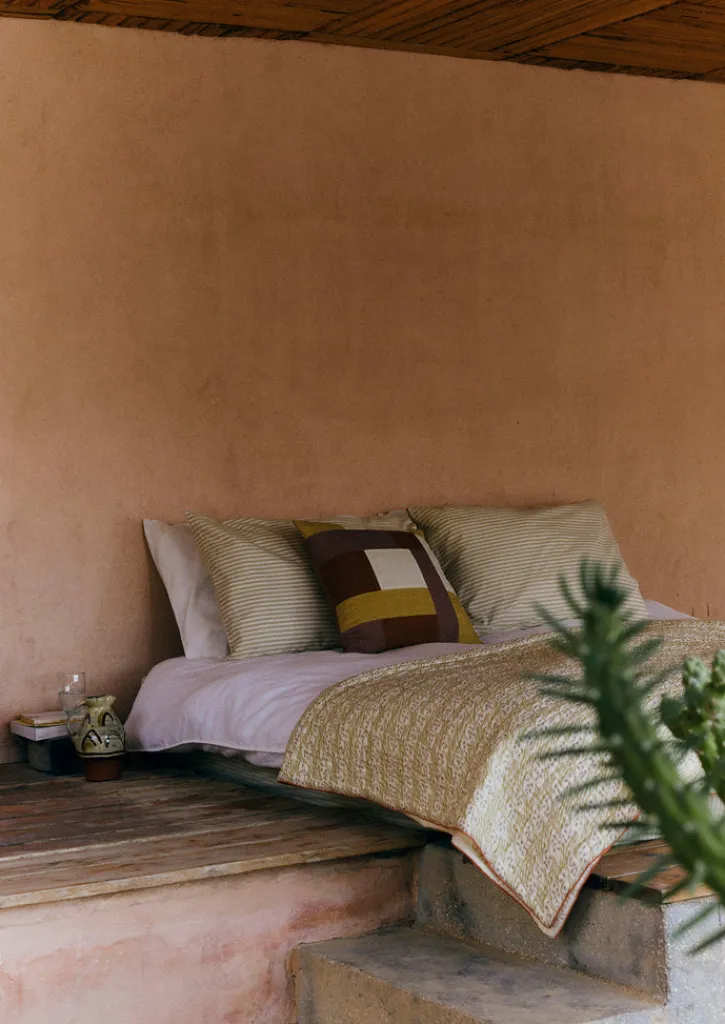 TOAST Patchwork Linen Cushion Cover- Textiles|Cushions & Covers