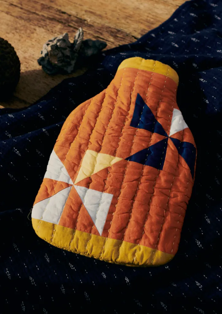 TOAST Pinwheel Patchwork Hot Water Bottle Cover- Textiles|Hot Water Bottle Covers
