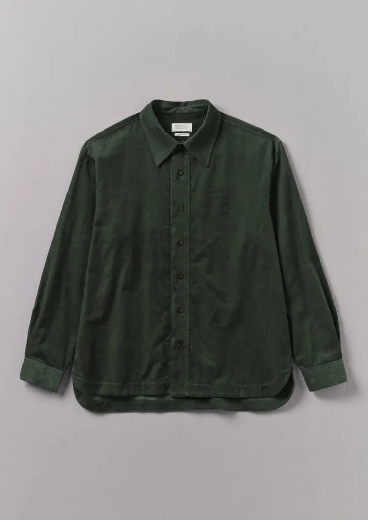 TOAST Point Collar Organic Cord Shirt- Cord|Shirts