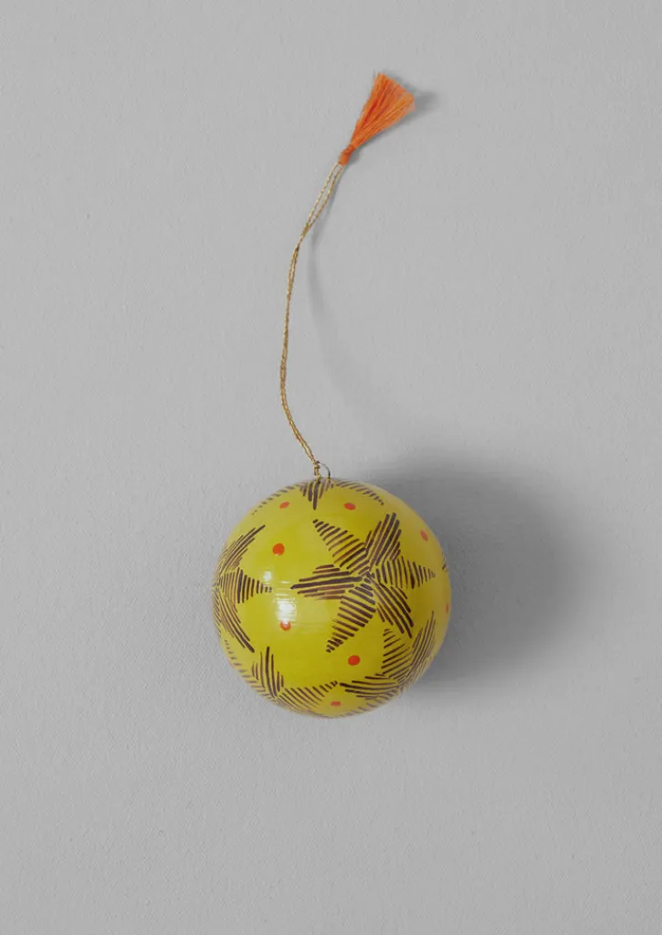 TOAST Pointed Star Hand Painted Bauble- Christmas Decorations
