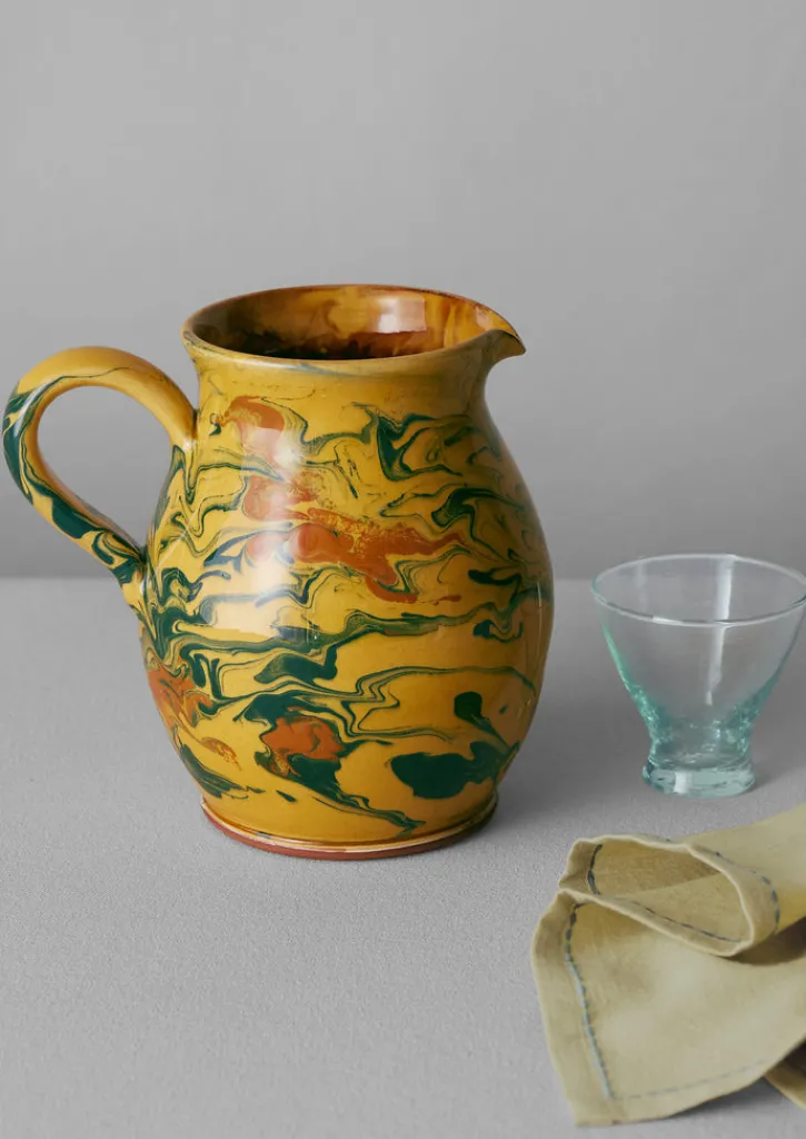 TOAST Poterie Barbotine Marbled Pitcher- Ceramics