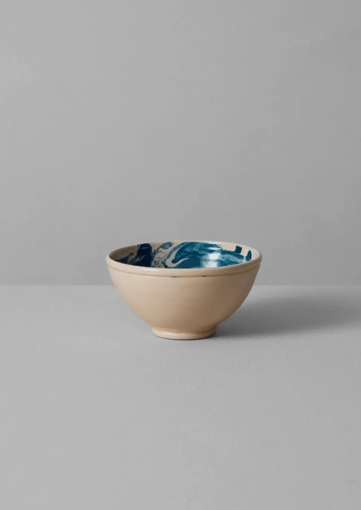 TOAST Poterie Barbotine Marbled Breakfast Bowl- Ceramics