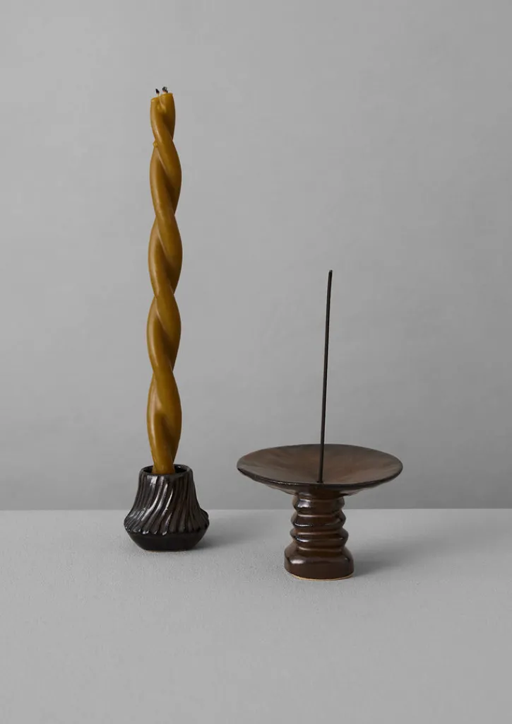 TOAST PPP Lab Hand Pinched Stoneware Incense Holder- Ceramics|Candles & Holders