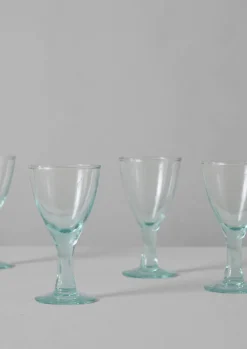 TOAST Recycled Bolivian Wine Glasses Set- Glass|Tableware