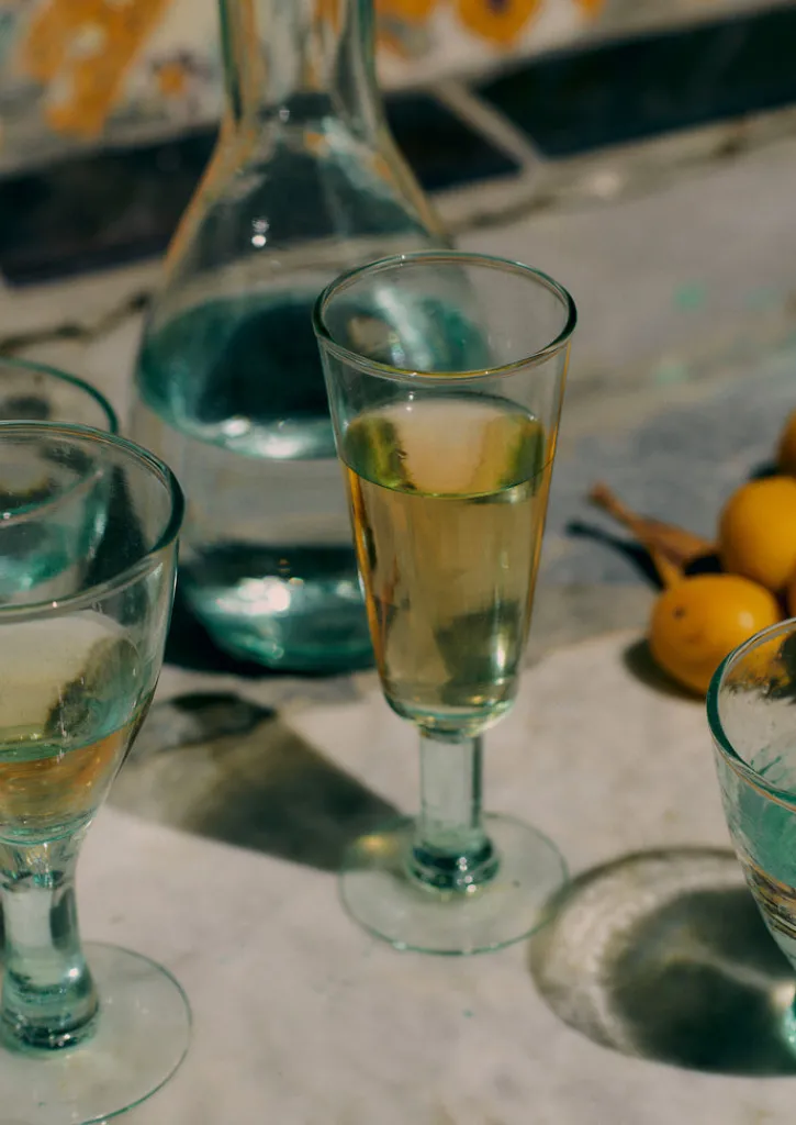 TOAST Recycled Bolivian Wine Glasses Set- Glass|Tableware