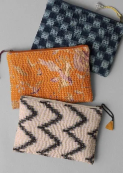 TOAST Remnant Fabric Kantha Pouch- Textiles|Bathroom