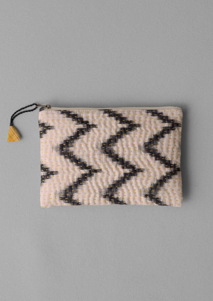 TOAST Remnant Fabric Kantha Pouch- Textiles|Bathroom