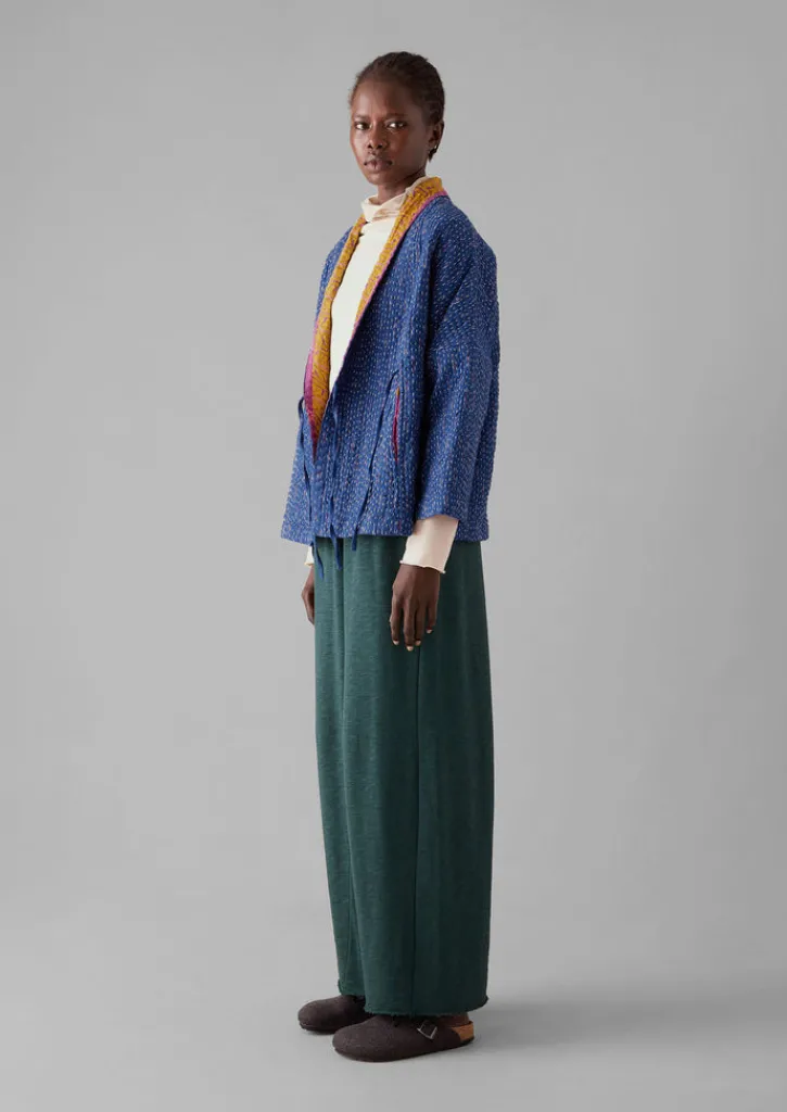 TOAST Repurposed Ikat Kantha Jacket-Women Gowns|Nightwear