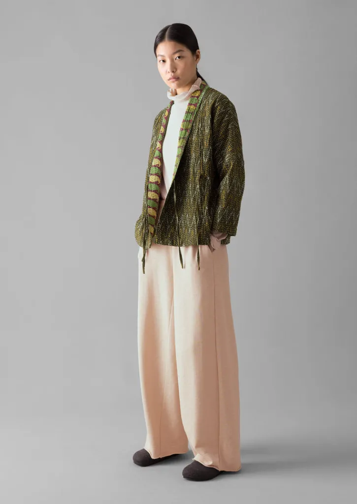 TOAST Repurposed Ikat Kantha Jacket-Women Gowns|Nightwear