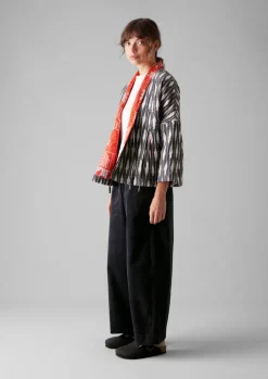TOAST Repurposed Ikat Kantha Jacket-Women Gowns|Nightwear