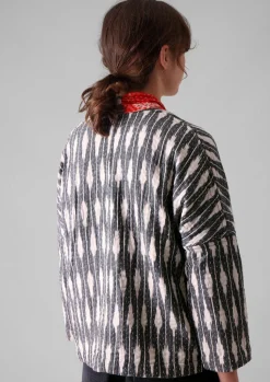TOAST Repurposed Ikat Kantha Jacket-Women Gowns|Nightwear