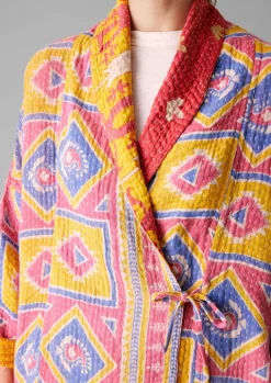 TOAST Repurposed Kantha Coat-Women Gowns|Nightwear