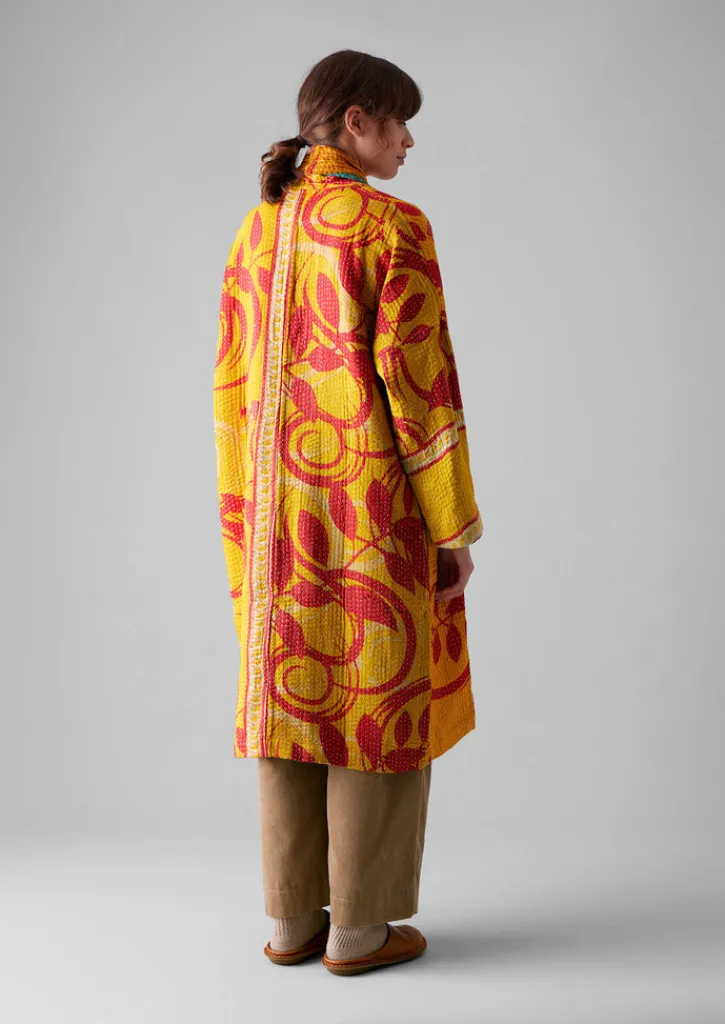 TOAST Repurposed Kantha Coat-Women Gowns|Nightwear