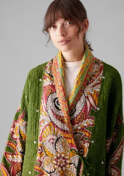 TOAST Repurposed Kantha Coat-Women Gowns|Nightwear