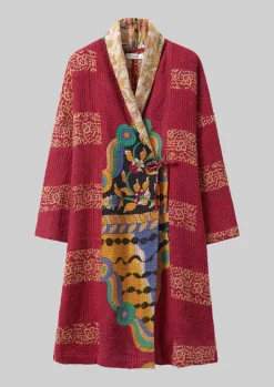 TOAST Repurposed Kantha Coat-Women Gowns|Nightwear
