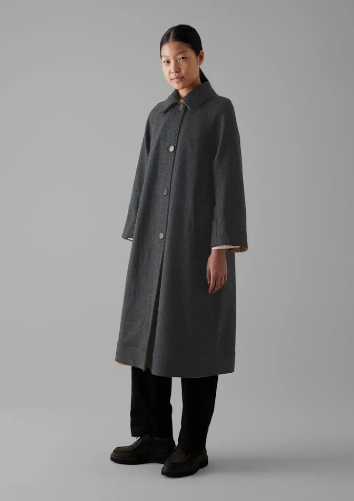 TOAST Reversible Cotton Wool Coat-Women Coats & Jackets
