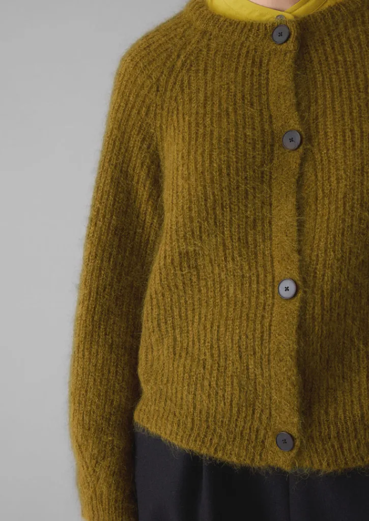 TOAST Ribbed Mohair Blend Cardigan-Women Cashmere|Knitwear