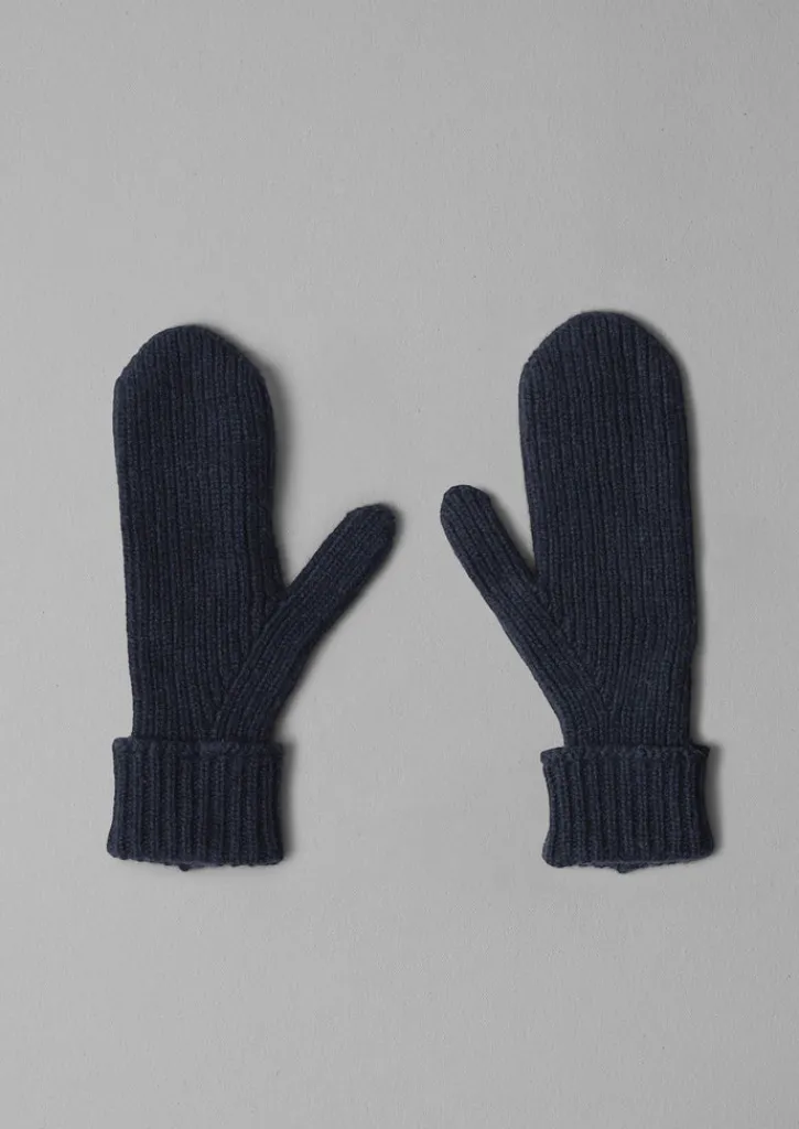 TOAST Ribbed Wool Cashmere Mittens-Women Hats, Scarves & Gloves