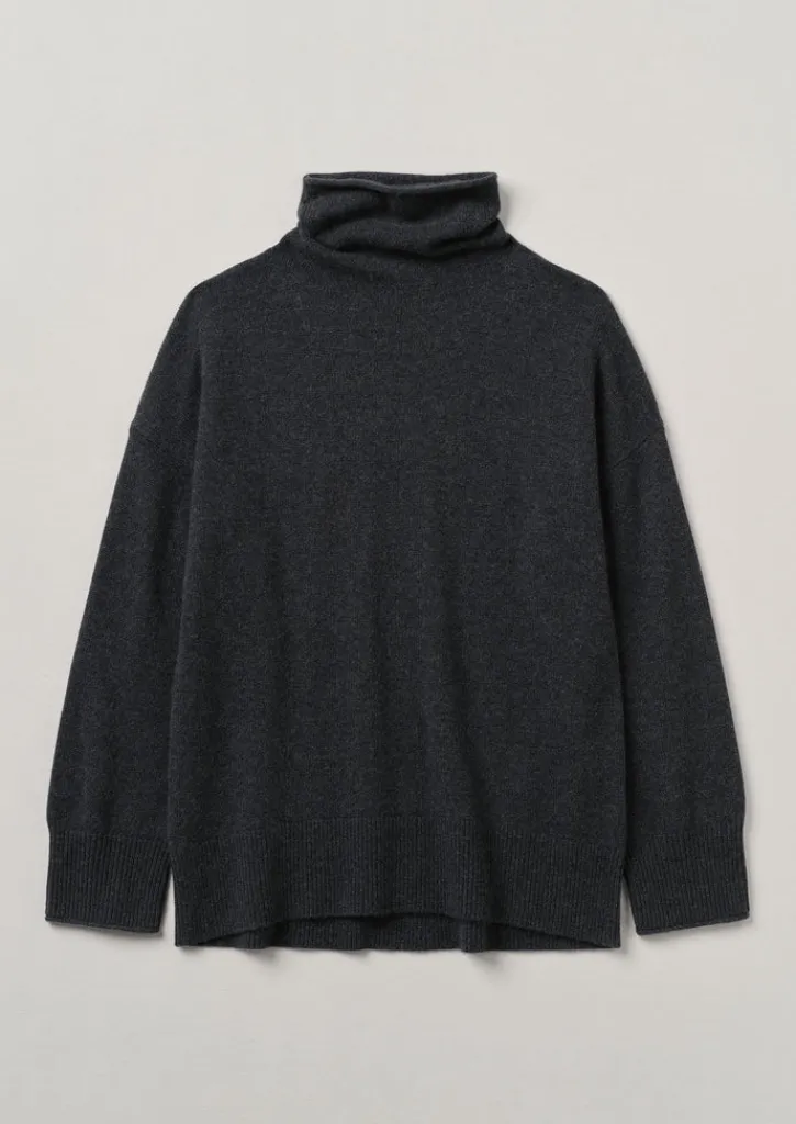 TOAST Roll Neck Wool Cashmere Sweater-Women Cashmere|Loungewear