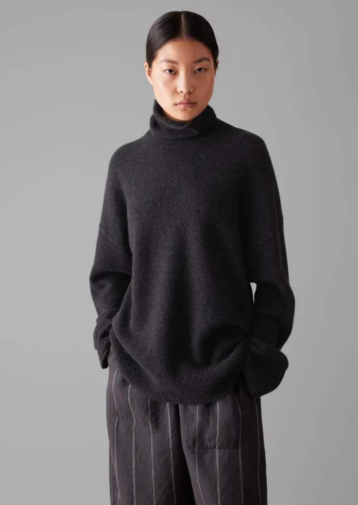 TOAST Roll Neck Wool Cashmere Sweater-Women Cashmere|Loungewear