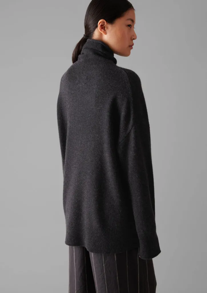 TOAST Roll Neck Wool Cashmere Sweater-Women Cashmere|Loungewear