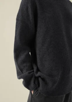 TOAST Roll Neck Wool Cashmere Sweater-Women Cashmere|Loungewear