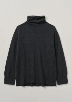 TOAST Roll Neck Wool Cashmere Sweater-Women Cashmere|Loungewear