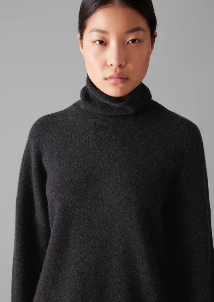 TOAST Roll Neck Wool Cashmere Sweater-Women Cashmere|Loungewear