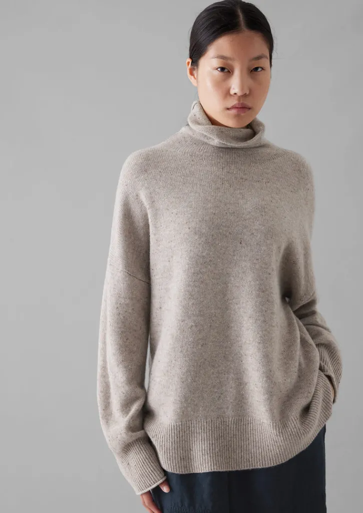 TOAST Roll Neck Wool Cashmere Sweater-Women Jersey|Cashmere