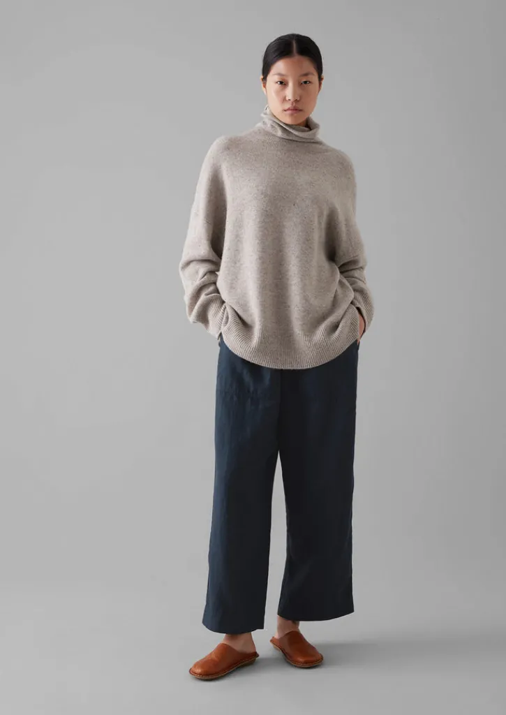 TOAST Roll Neck Wool Cashmere Sweater-Women Jersey|Cashmere