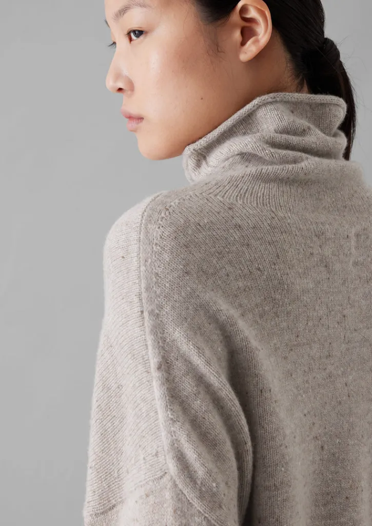 TOAST Roll Neck Wool Cashmere Sweater-Women Jersey|Cashmere