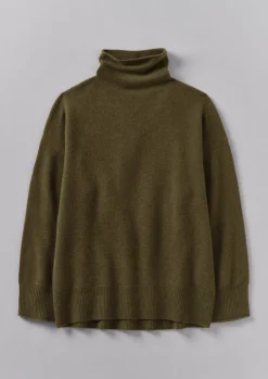 TOAST Roll Neck Wool Cashmere Sweater-Women Cashmere|Loungewear