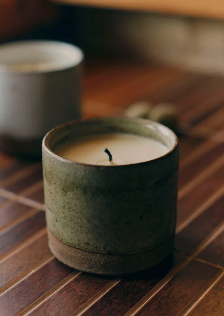 TOAST Rose and Geranium Scented Candle- Candles & Holders