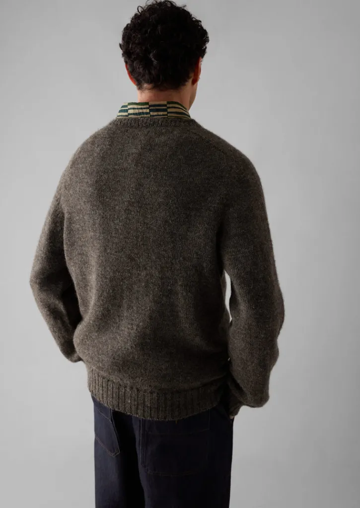 TOAST Seamless Shetland Wool Sweater- Knitwear