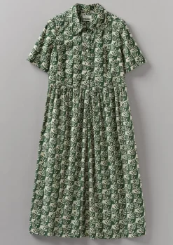 TOAST Selma Cotton Shirt Dress-Women Dresses