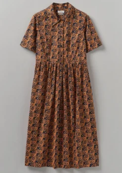 TOAST Selma Cotton Shirt Dress-Women Dresses