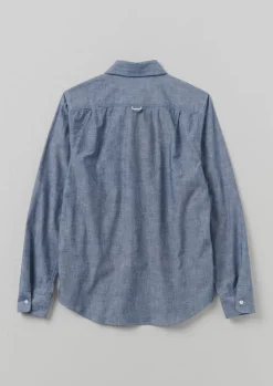TOAST Selvedge Cotton Chambray Shirt- Shirts