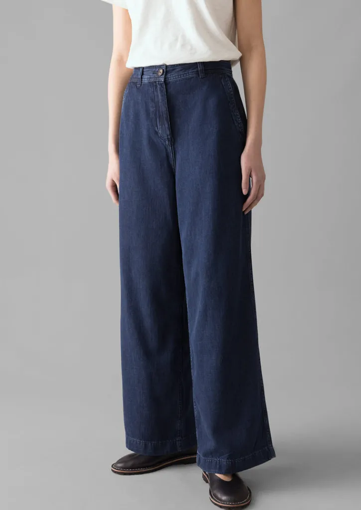 TOAST Seren Flat Front Denim Trousers-Women Denim|Jeans