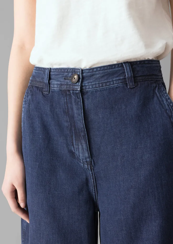 TOAST Seren Flat Front Denim Trousers-Women Denim|Jeans