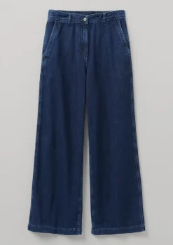 TOAST Seren Flat Front Denim Trousers-Women Denim|Jeans
