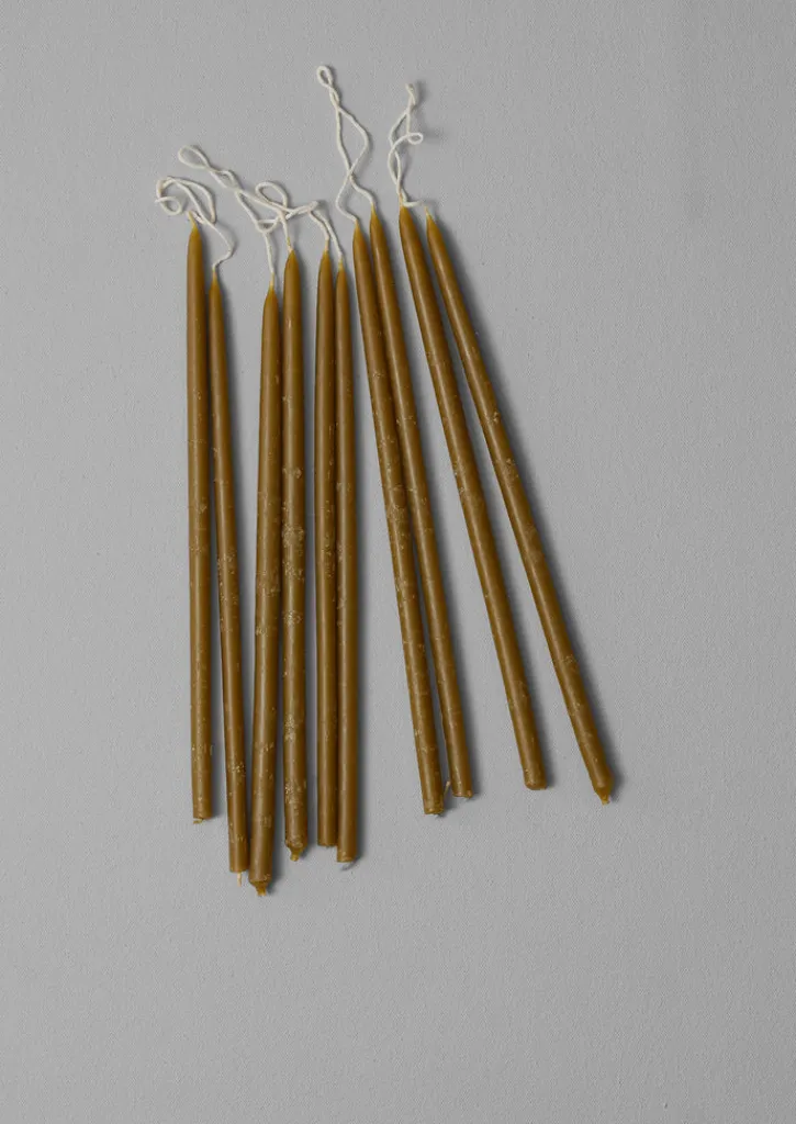 TOAST Skar Organics Slim Beeswax Dinner Candle Set- Candles & Holders