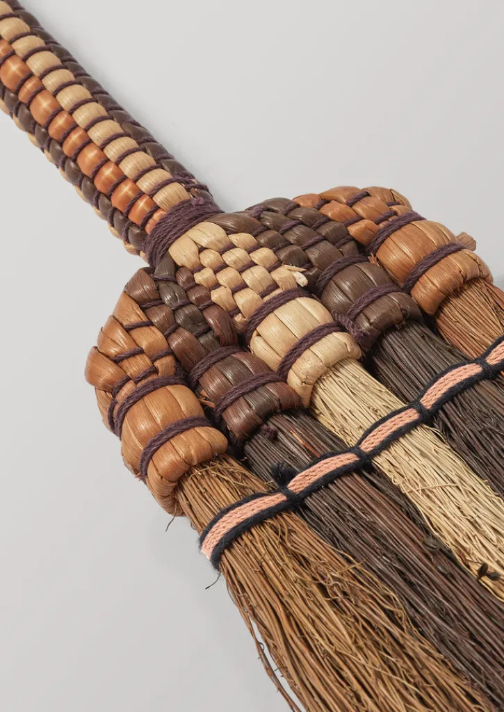TOAST Sorghum Stripe Short Handled Brush- Outdoor|Kitchen