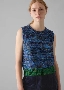 TOAST Space Dyed Wool Knitted Tank-Women Knitwear
