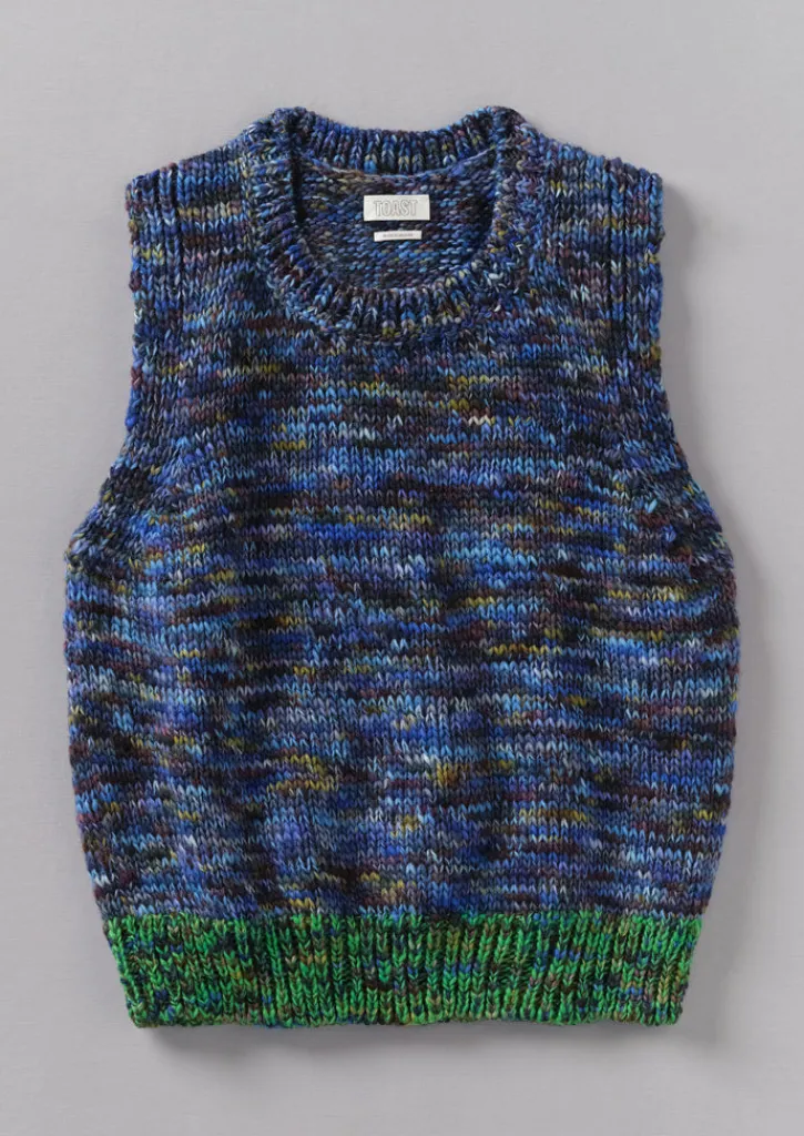 TOAST Space Dyed Wool Knitted Tank-Women Knitwear