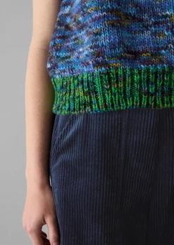 TOAST Space Dyed Wool Knitted Tank-Women Knitwear