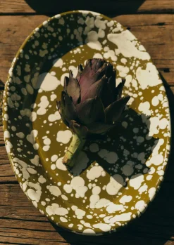TOAST Splatter Enamel Platter- Outdoor|Kitchen
