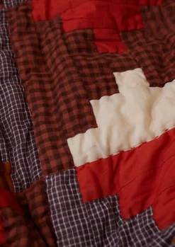TOAST Stacked Check Patchwork Quilt- Textiles|Blankets & Throws